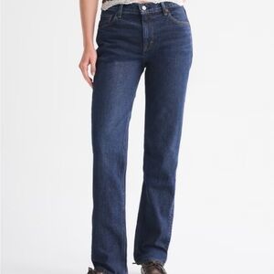 Abercrombie and Fitch the 90’s Straight Mid Rise Jeans